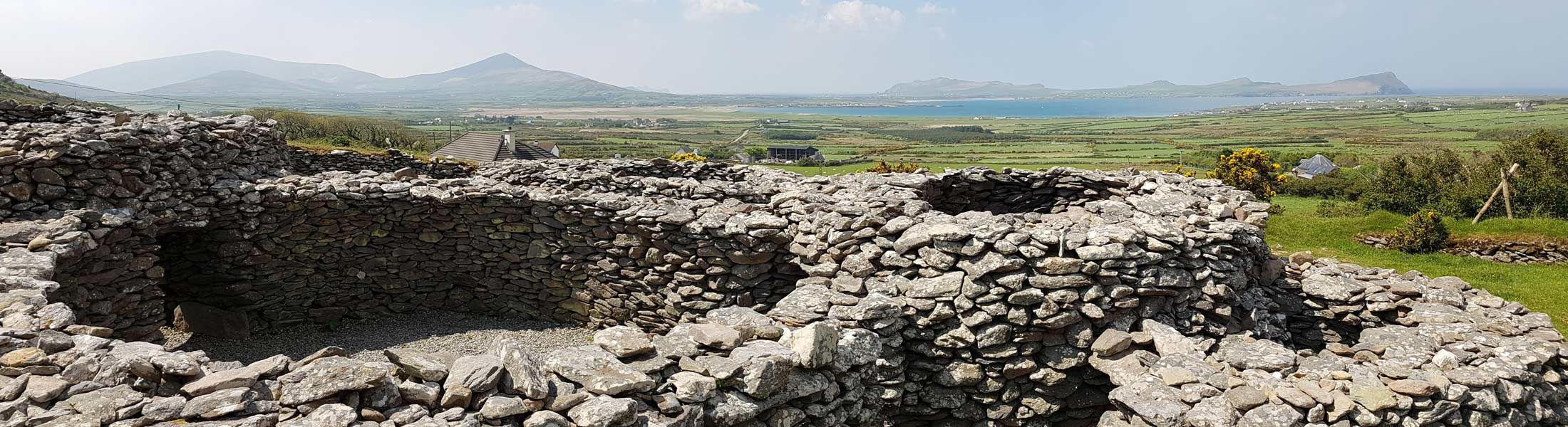 Caherdorgan stone cashel or ring fort Dingle Peninsula Ireland