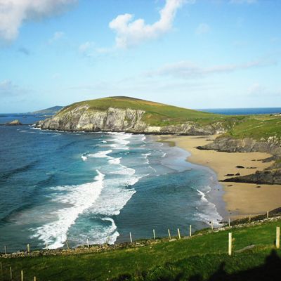 sea and cliffs at coumeenole Dingle Peninsula Wild Atlantic Way Ireland