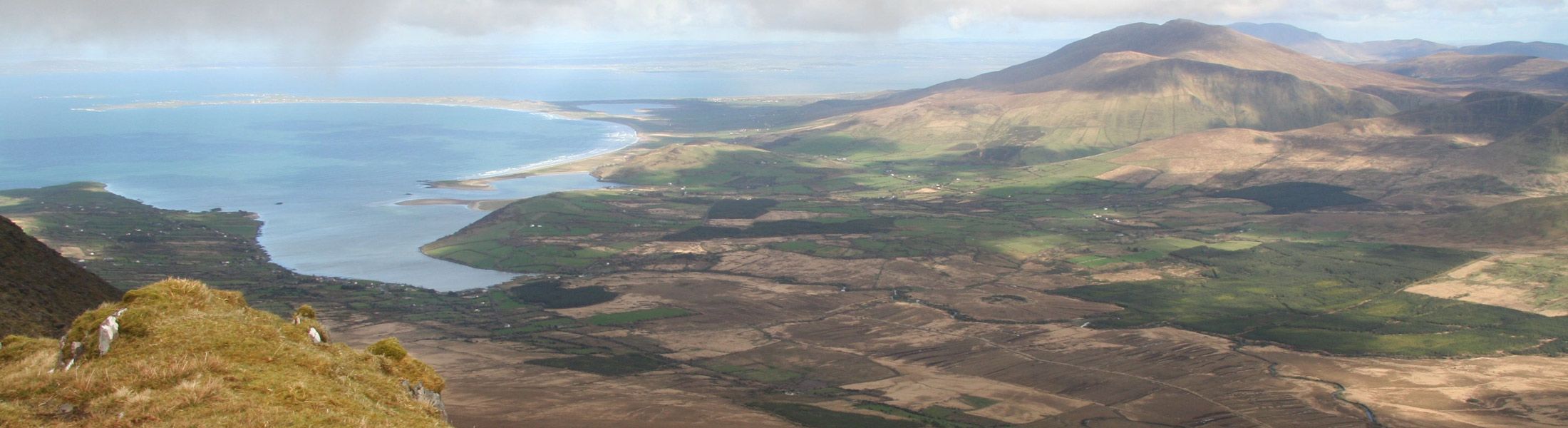 View of Brandon Bay on the Dingle Peninsula 