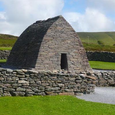 historic dry stone building Gallarus Dingle Peninsula Wild Atlantic Way Ireland